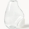 Vaso in vetro con bolle d'aria Nicky, alt. 30 cm