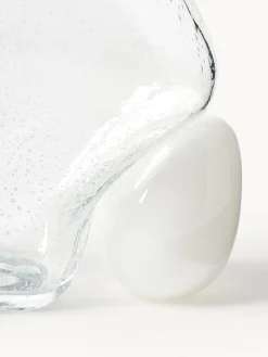Vaso in vetro con bolle d'aria Nicky, alt. 30 cm