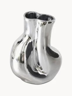 Vaso in vetro fatto a mano Gleam, Alt. 22 cm