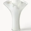 Vaso in vetro fatto a mano Ona, alt. 30 cm