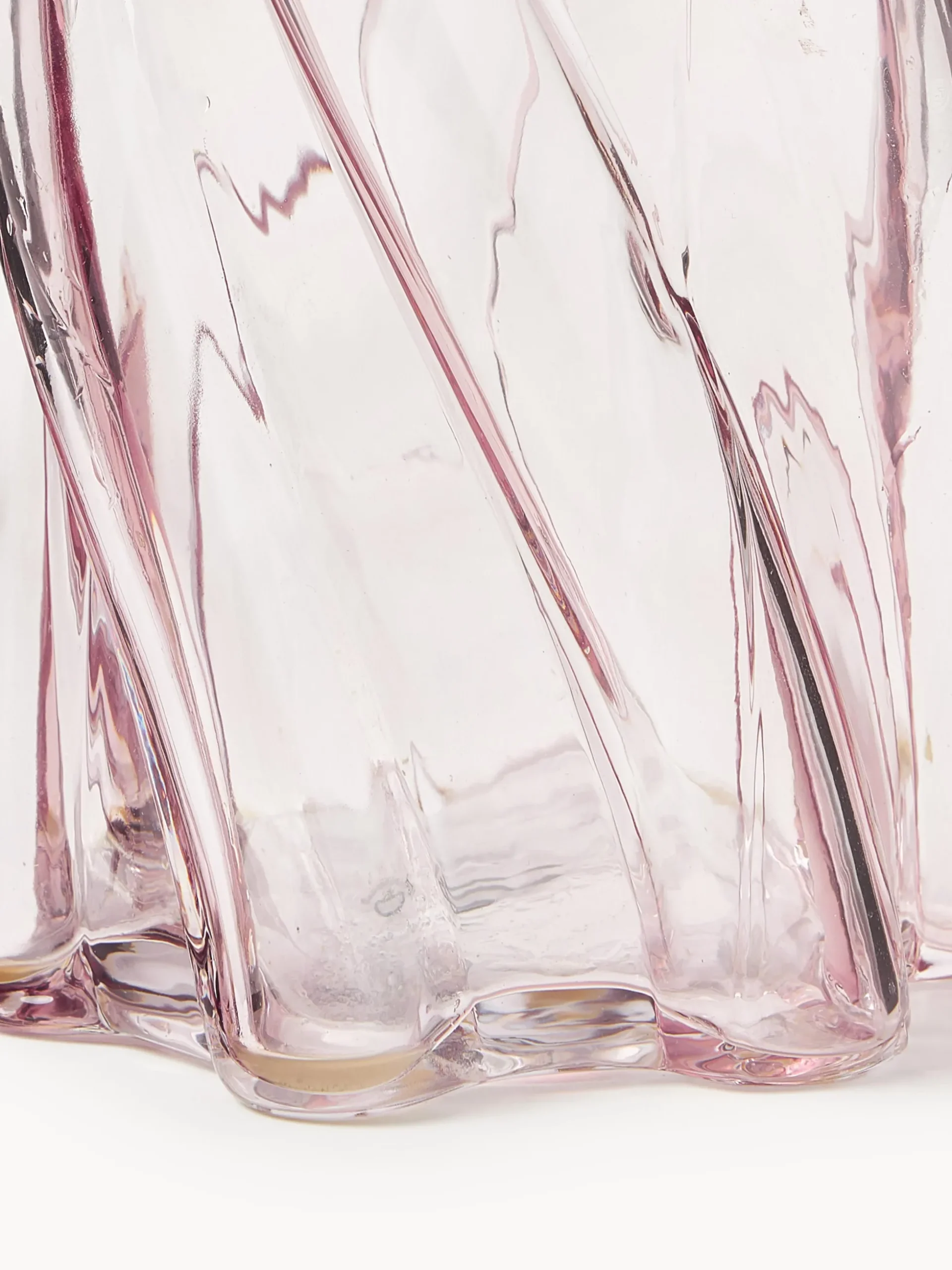 Vaso in vetro Marshmallow, alt. 25 cm