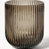 Vaso in vetro Simple Stripe, alt.14 cm