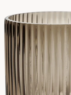 Vaso in vetro Simple Stripe, alt.14 cm