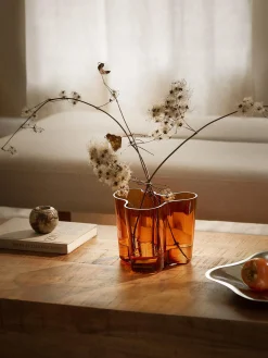 Vaso in vetro soffiato Alvar Aalto, alt. 16 cm