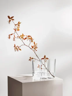 Vaso in vetro soffiato Alvar Aalto, alt. 16 cm