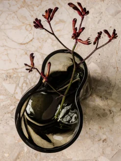 Vaso in vetro soffiato a mano Aer, alt. 19 cm