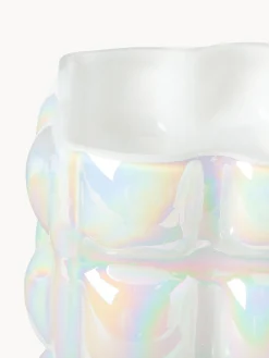 Vaso in vetro soffiato Bubble, alt. 27 cm