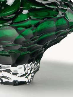 Vaso in vetro soffiato Canyon, alt. 23 cm