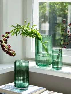 Vaso in vetro soffiato Lyngby, alt. 25 cm