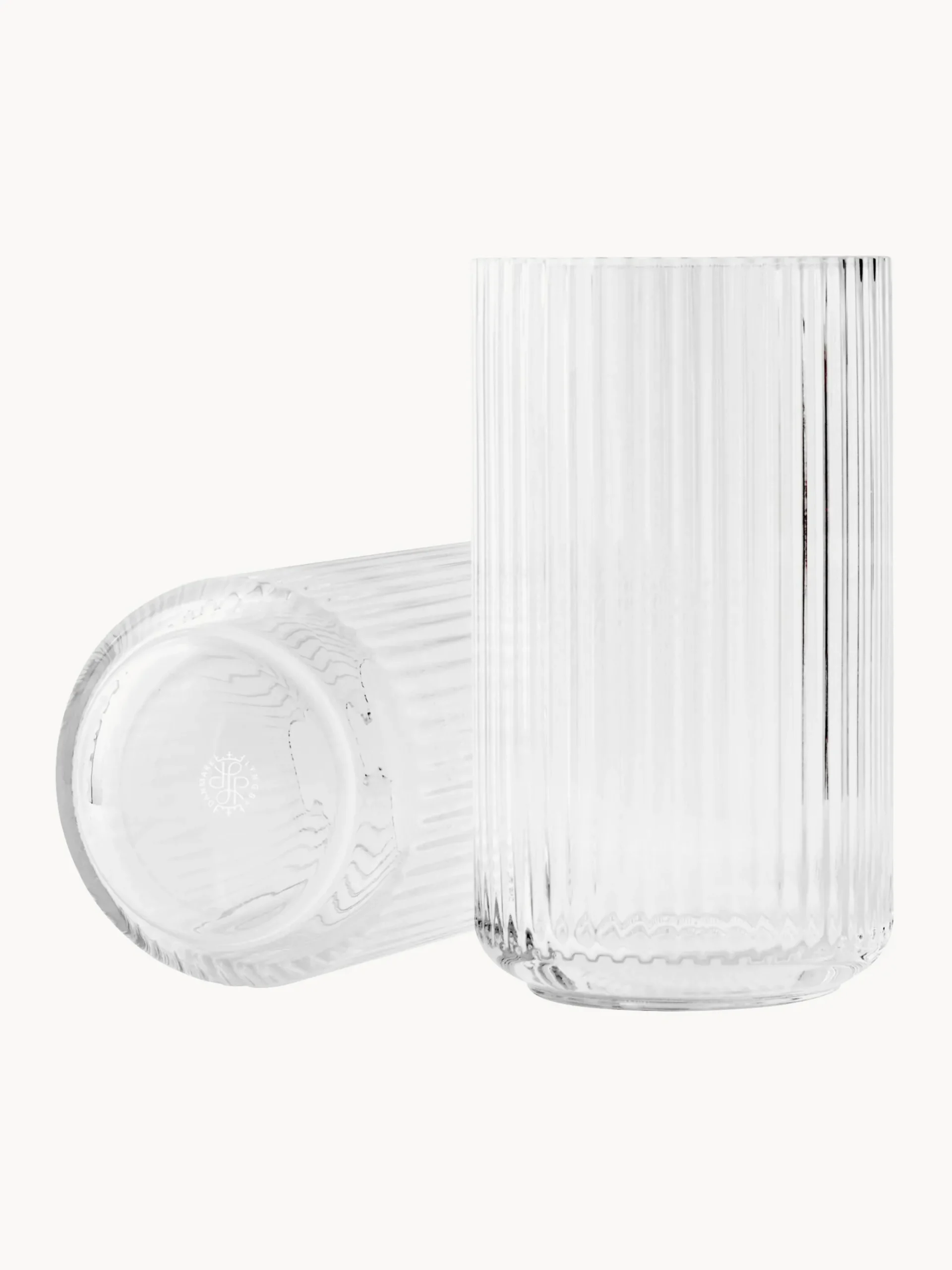 Vaso in vetro soffiato Lyngby, alt. 25 cm