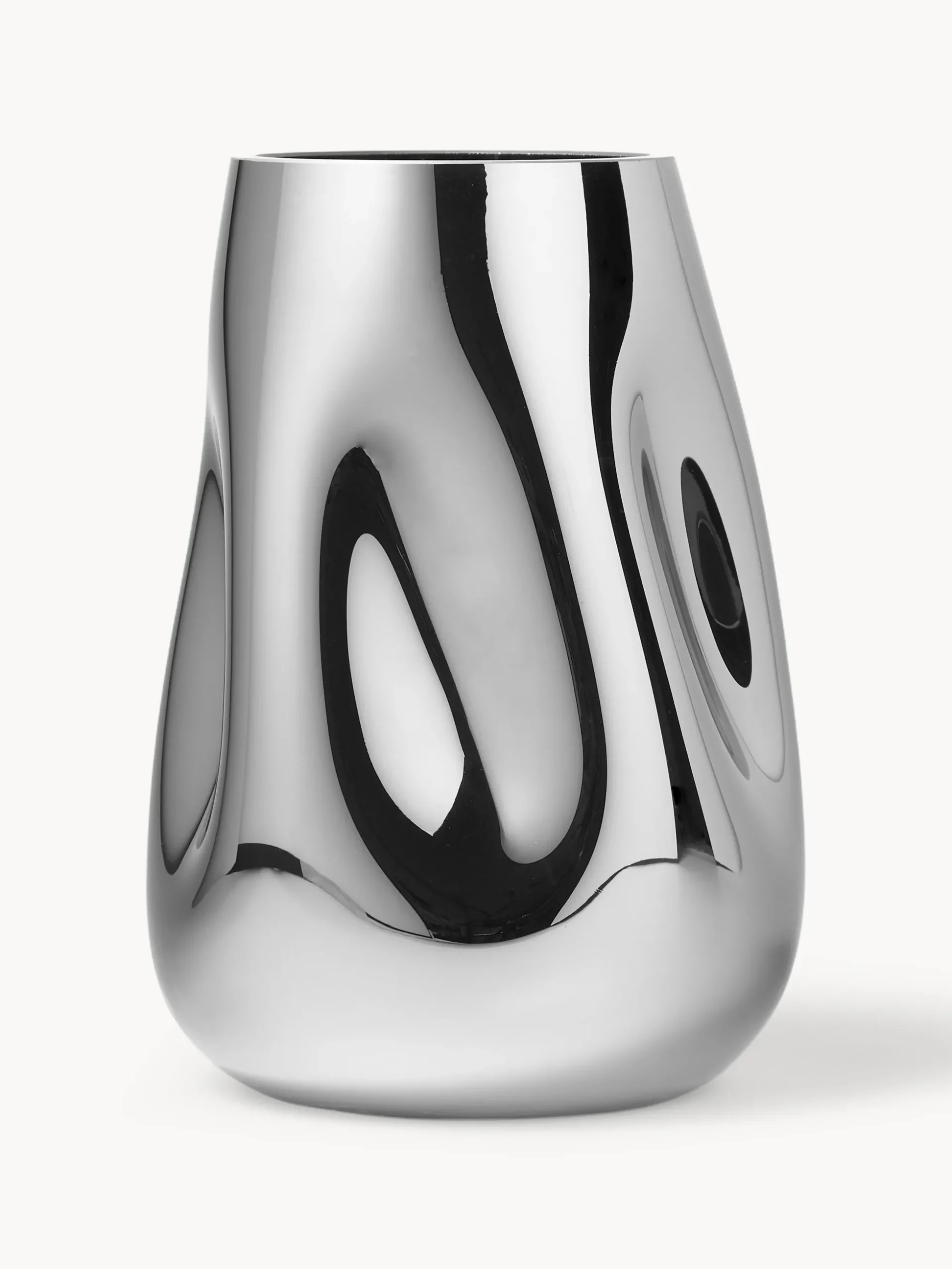 Vaso in vetro soffiato Mirror