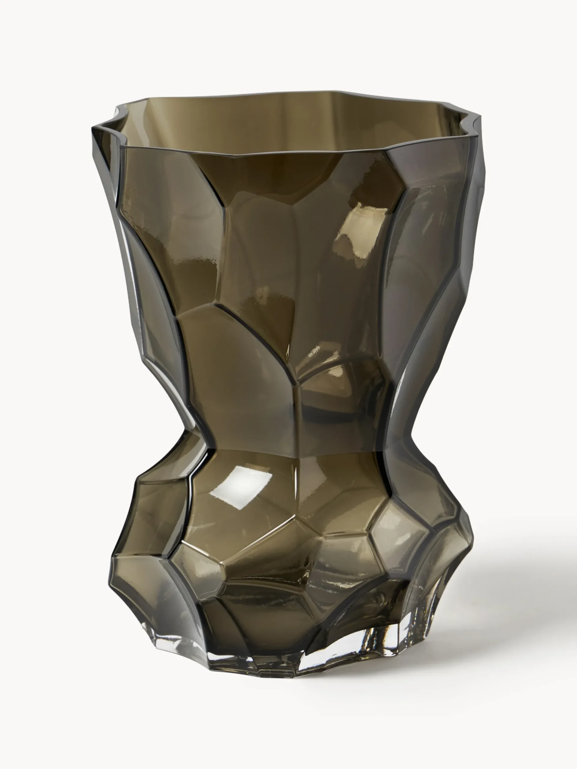Vaso in vetro soffiato Reflection, alt. 30 cm