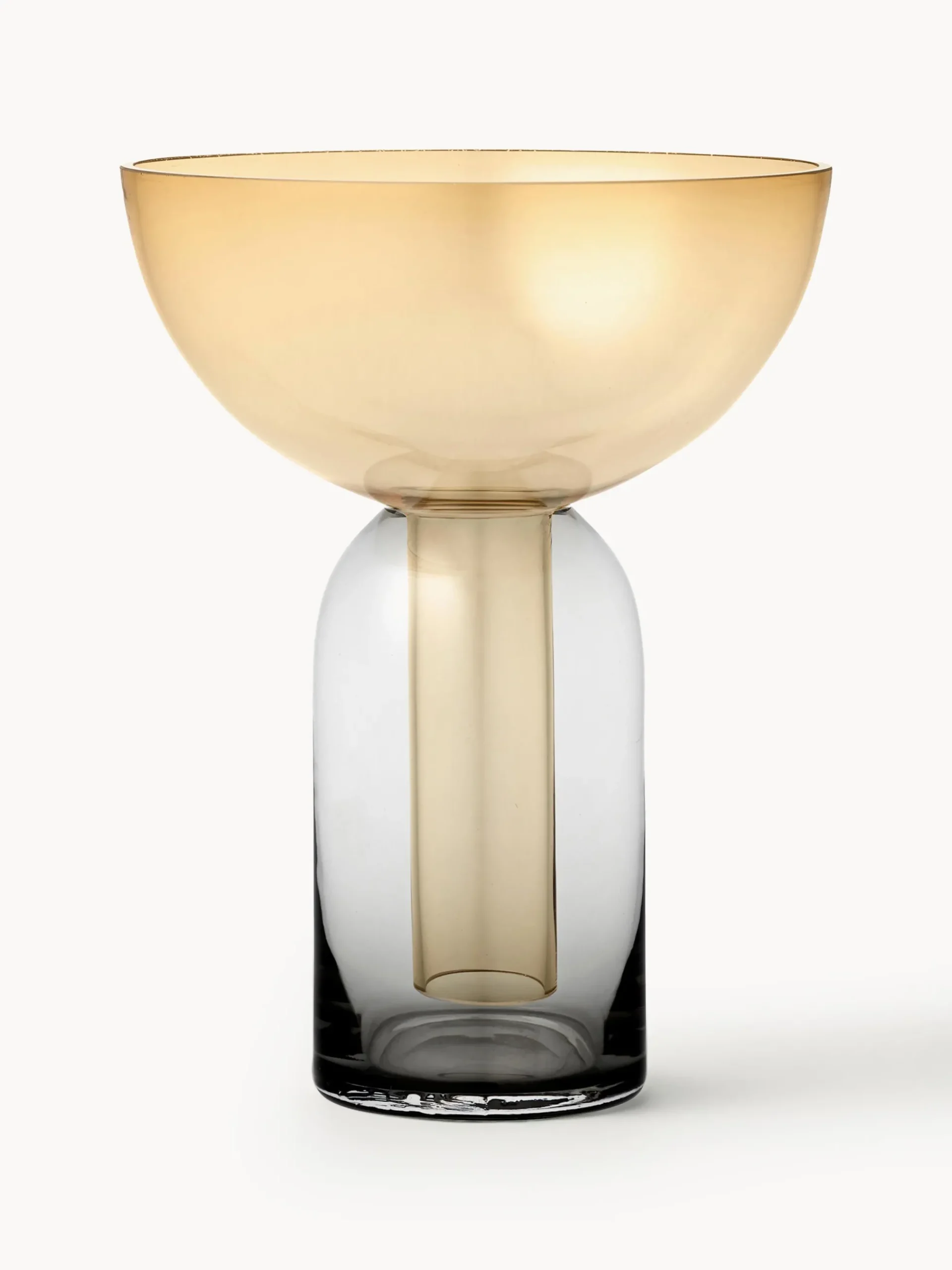 Vaso in vetro soffiato Torus, alt. 20 cm