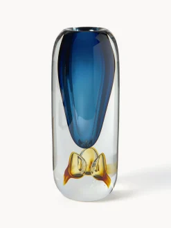 Vaso in vetro soffiato Tyron, alt. 33 cm