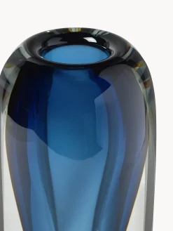 Vaso in vetro soffiato Tyron, alt. 33 cm