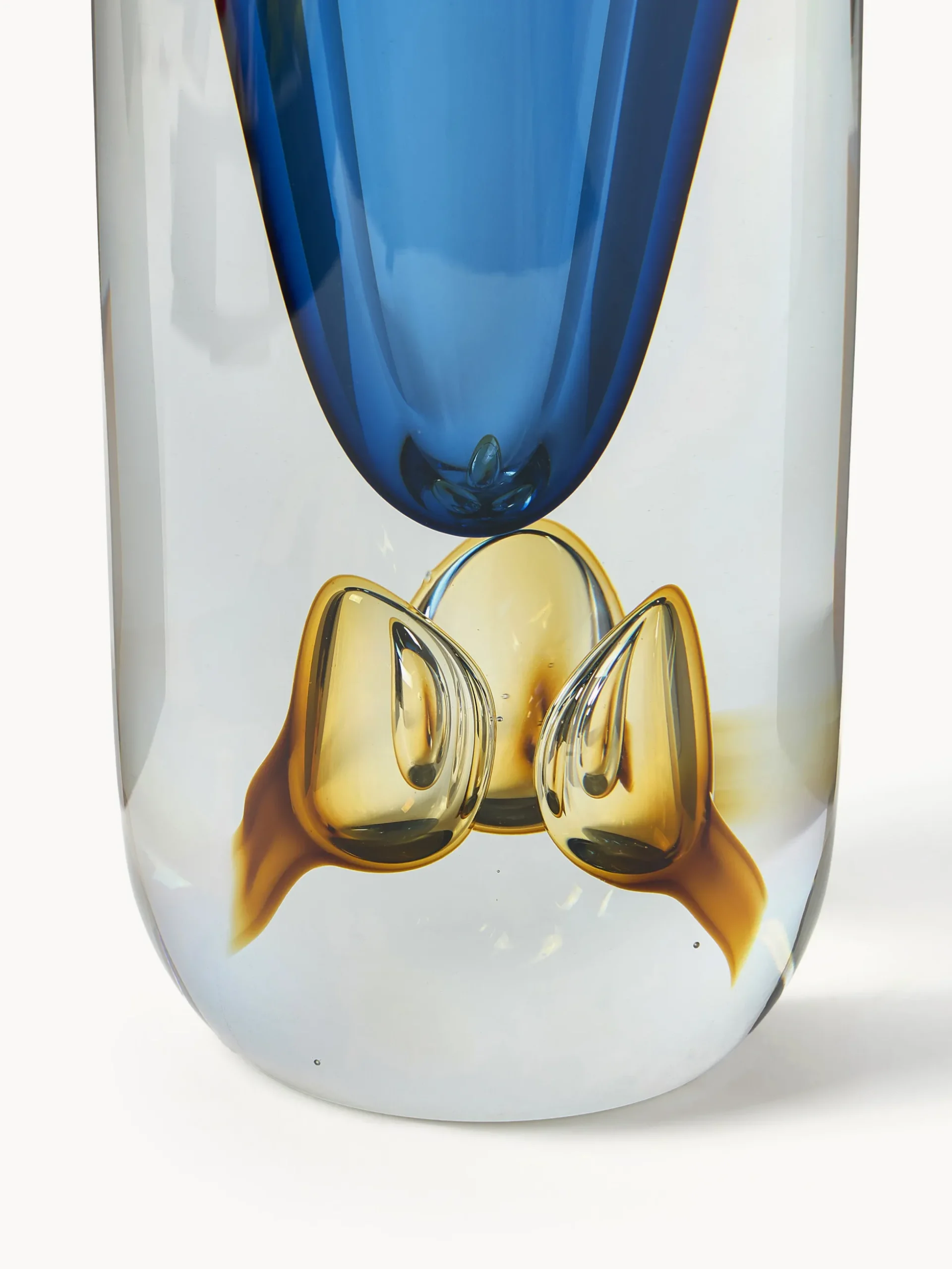 Vaso in vetro soffiato Tyron, alt. 33 cm