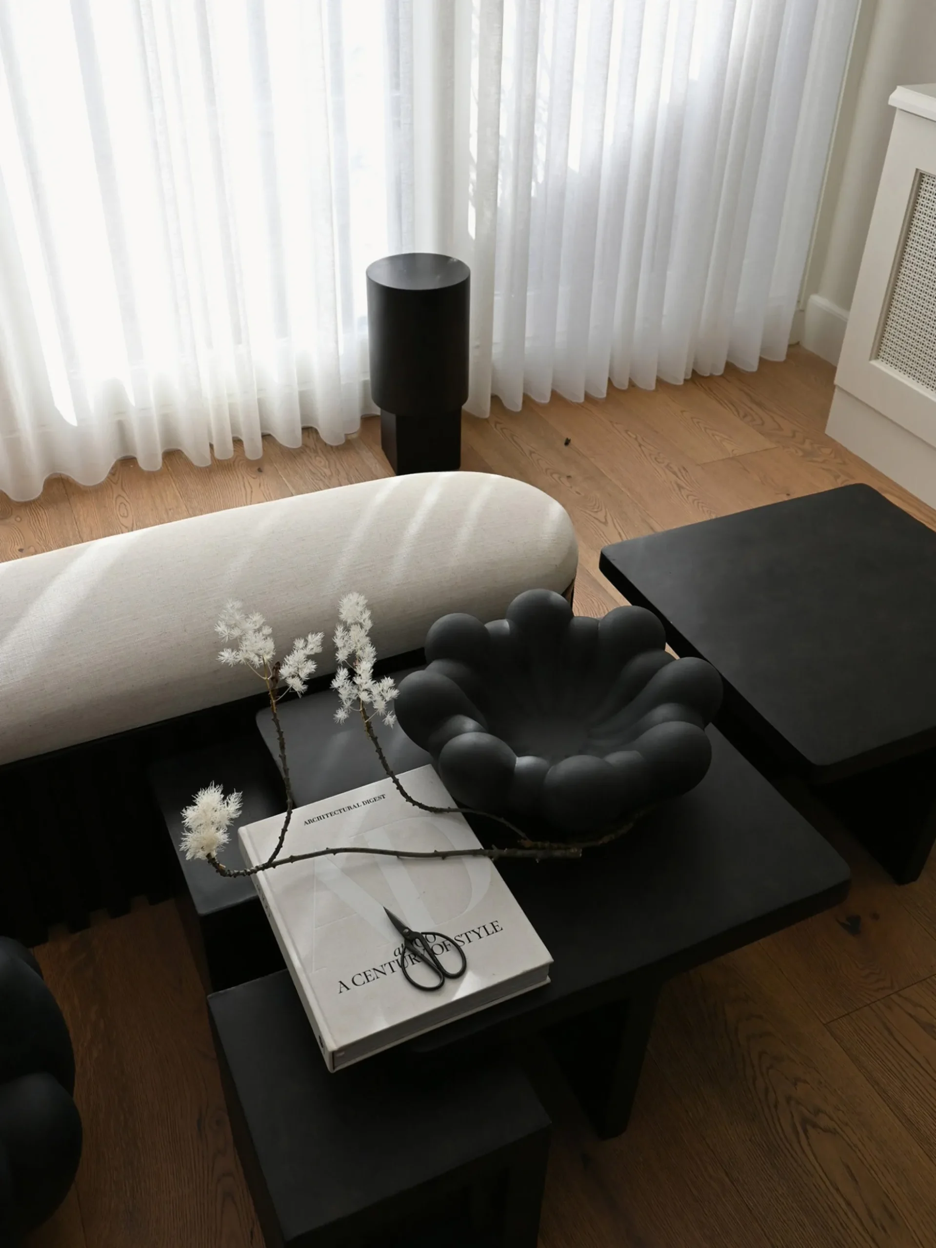 Vassoio decorativo fatto a mano Bloom, Ø 44 cm