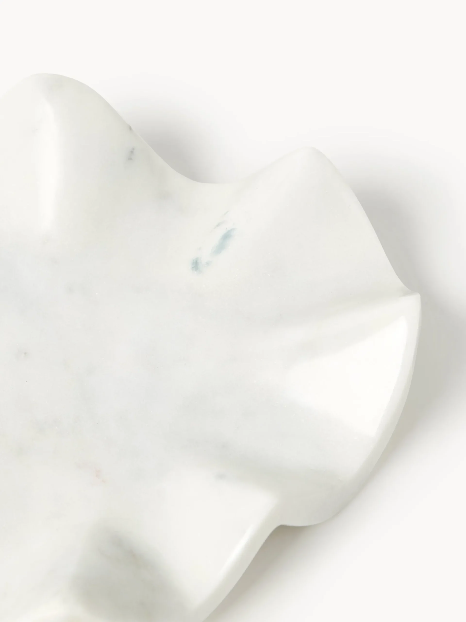Vassoio decorativo in marmo fatto a mano Gaia, Ø 20 cm