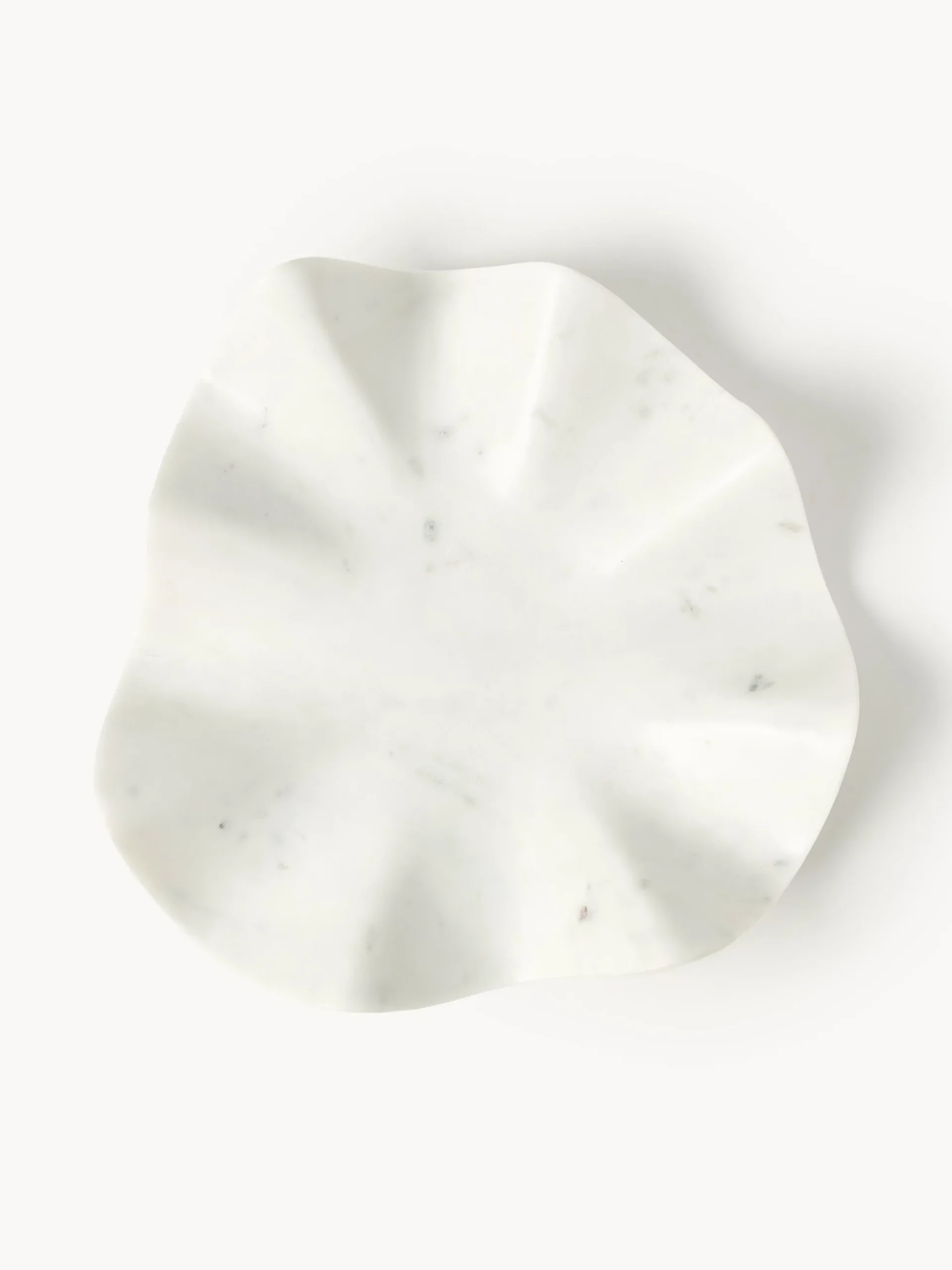 Vassoio decorativo in marmo fatto a mano Gaia, Ø 30 cm