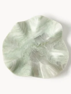 Vassoio decorativo in marmo fatto a mano Gaia, Ø 30 cm