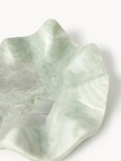 Vassoio decorativo in marmo fatto a mano Gaia, Ø 30 cm