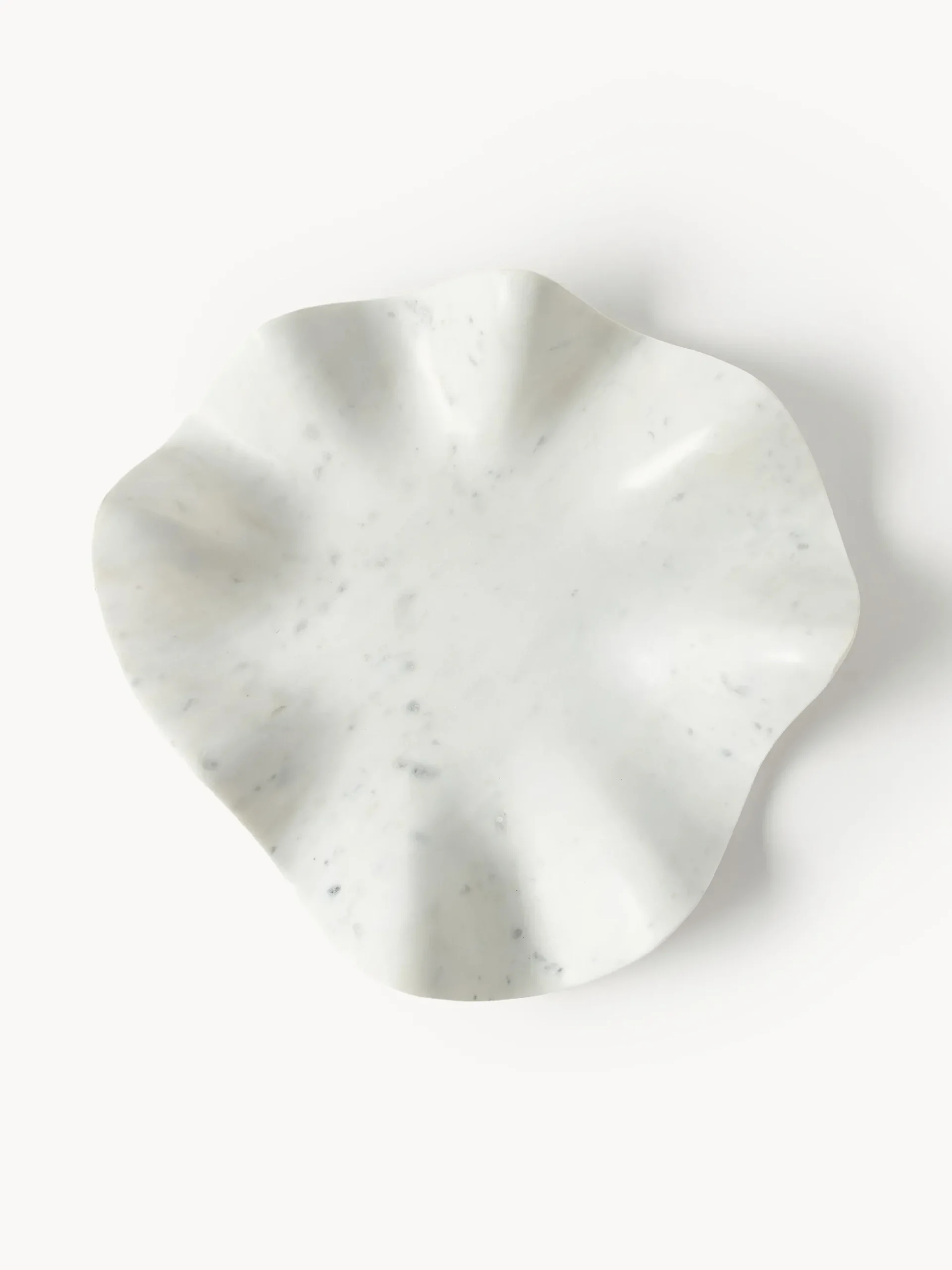 Vassoio decorativo in marmo fatto a mano Gaia, Ø 40 cm