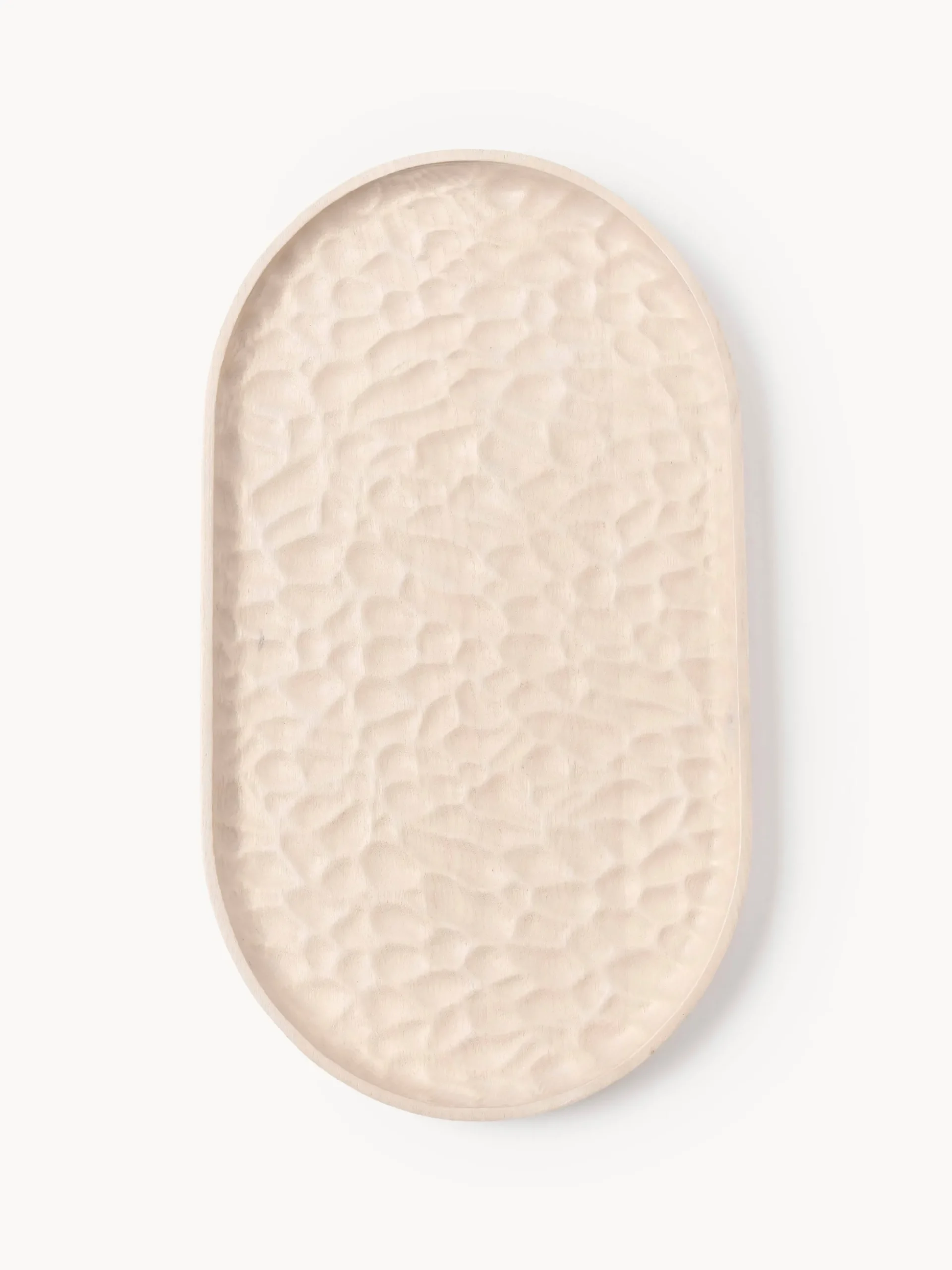 Vassoio decorativo in legno di frassino Camila, larg. 45 cm