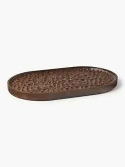 Vassoio decorativo in legno di acacia Camila, larg. 45 cm