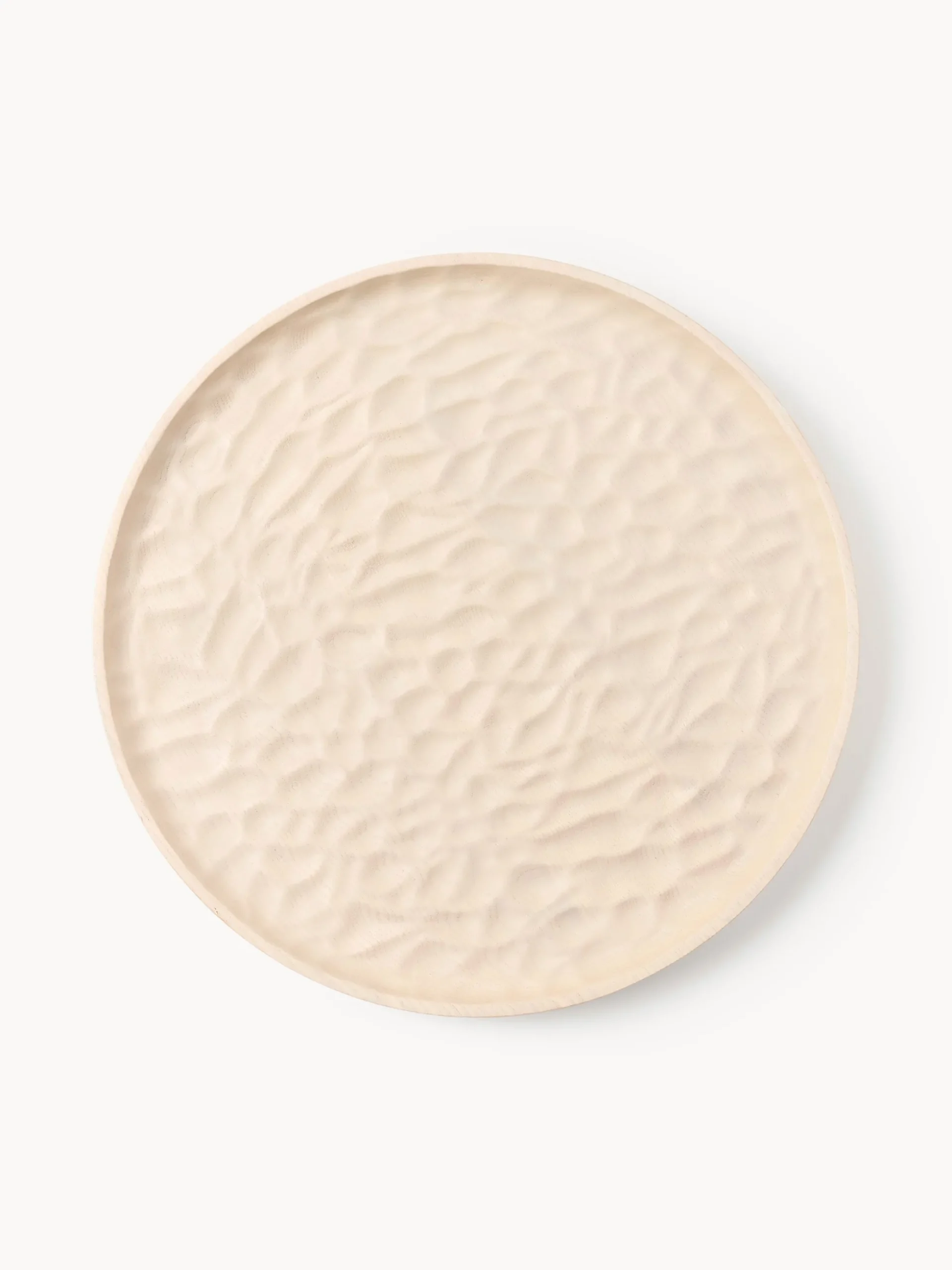 Vassoio decorativo in legno di frassino Camila, Ø 35 cm