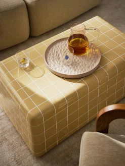 Vassoio decorativo in legno di frassino Camila, Ø 35 cm