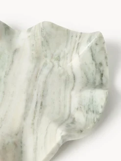 Vassoio decorativo in marmo fatto a mano Gaia, Ø 20 cm