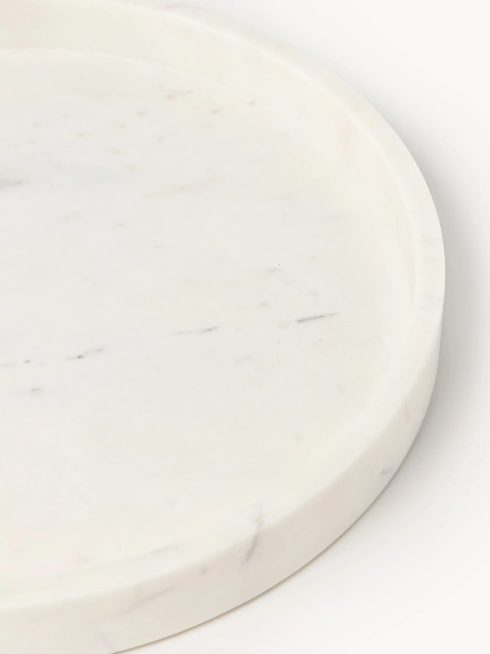Vassoio decorativo in marmo Venice, Ø 35 cm