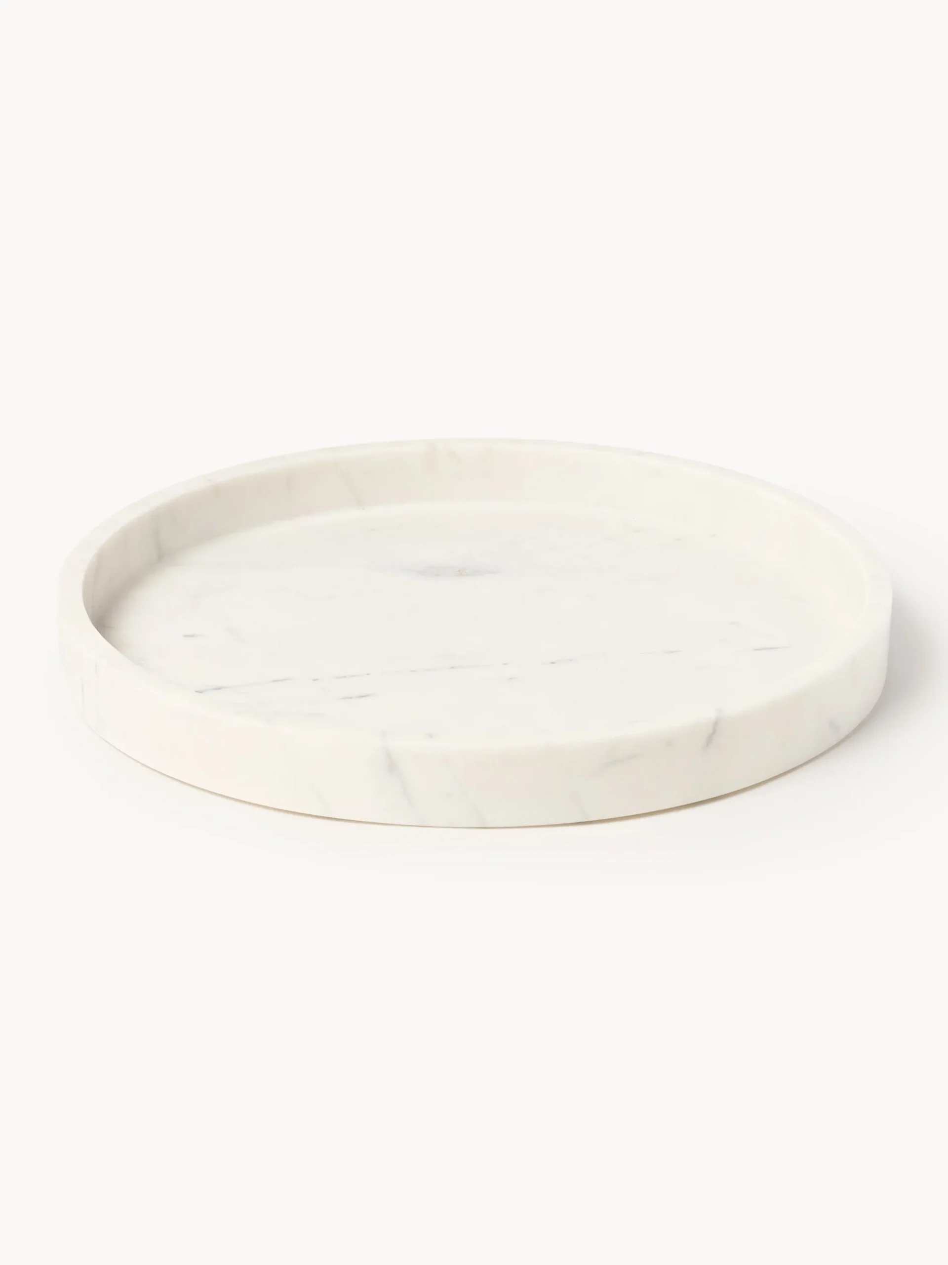 Vassoio decorativo in marmo Venice, Ø 35 cm