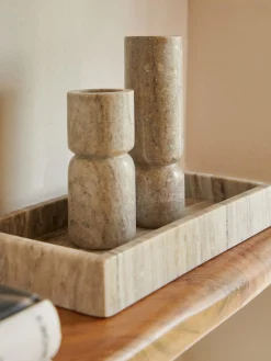 Vassoio decorativo piccolo in marmo Venice
