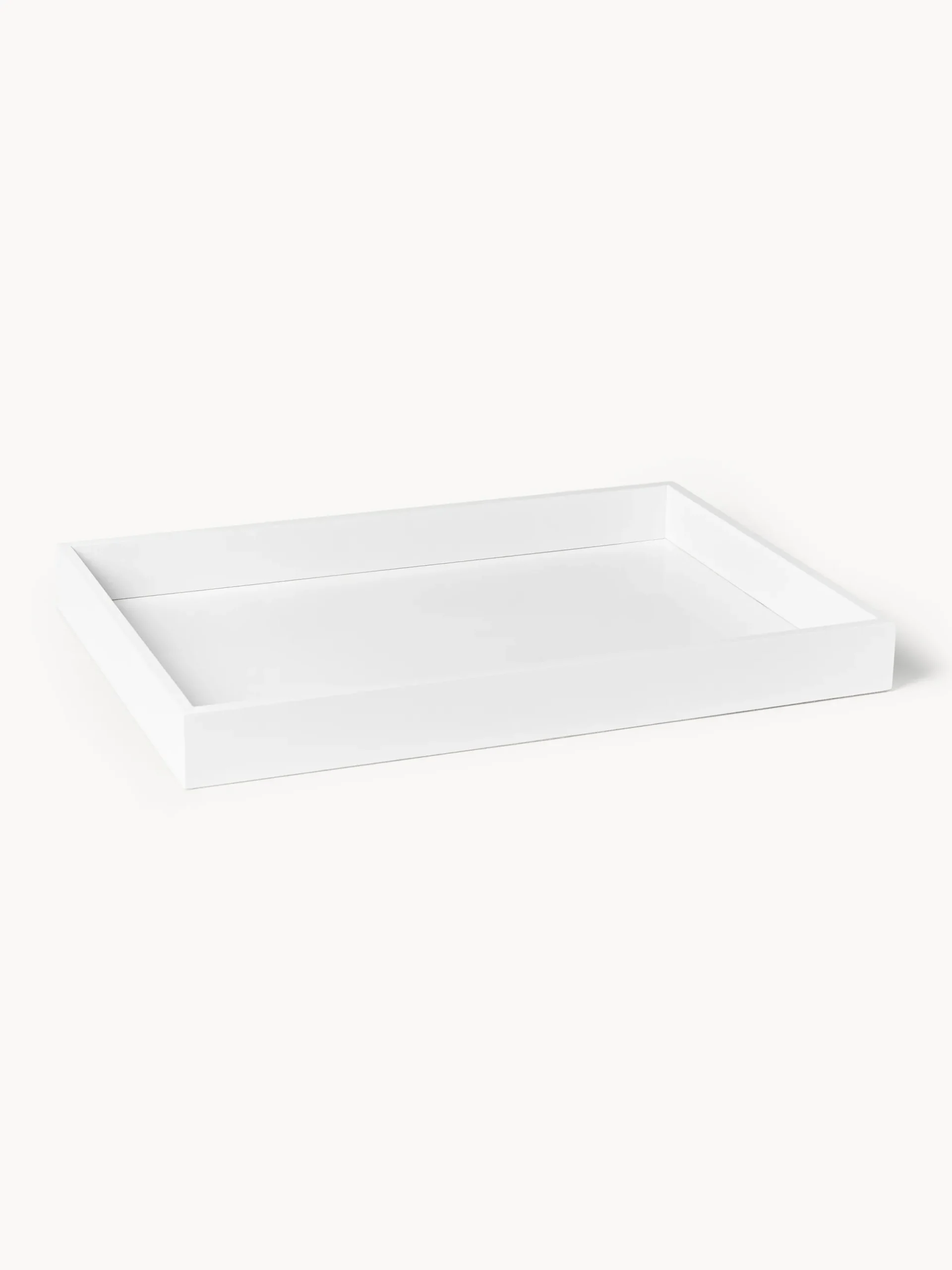 Vassoio molto lucido Hayley, Larg. 50 cm