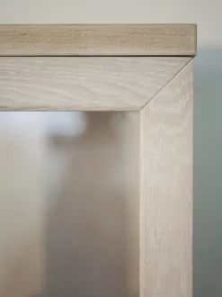 Vetrina in legno di quercia Everett