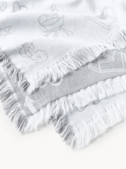 Westwing | Crosby Studios, Coperta reversibile in cotone Jouy