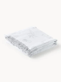 Westwing | Crosby Studios, Coperta reversibile in cotone Jouy