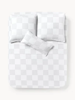 Westwing | Crosby Studios, Lenzuolo in cotone a quadri Damier