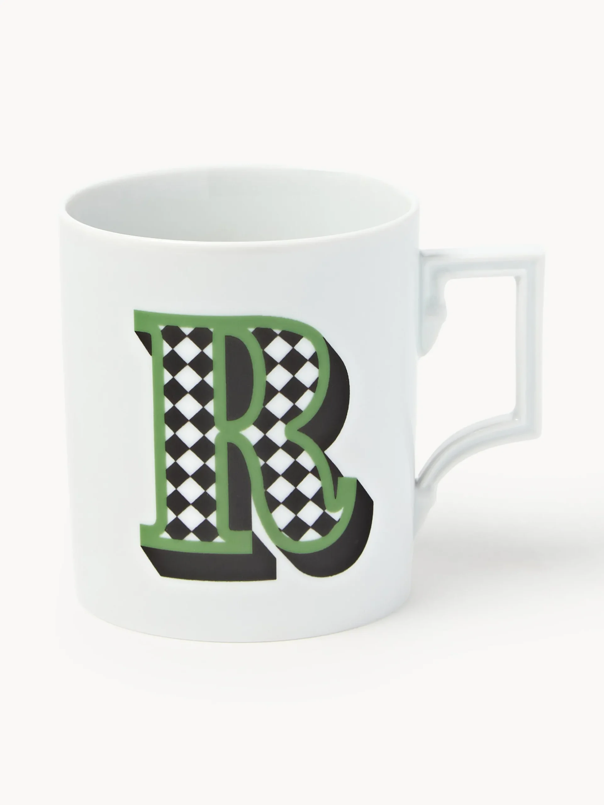 Westwing x MEISSEN, Tazza fatta a mano con motivo decorativo Initials