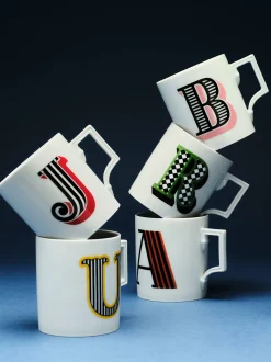 Westwing x MEISSEN, Tazza fatta a mano con motivo decorativo Initials