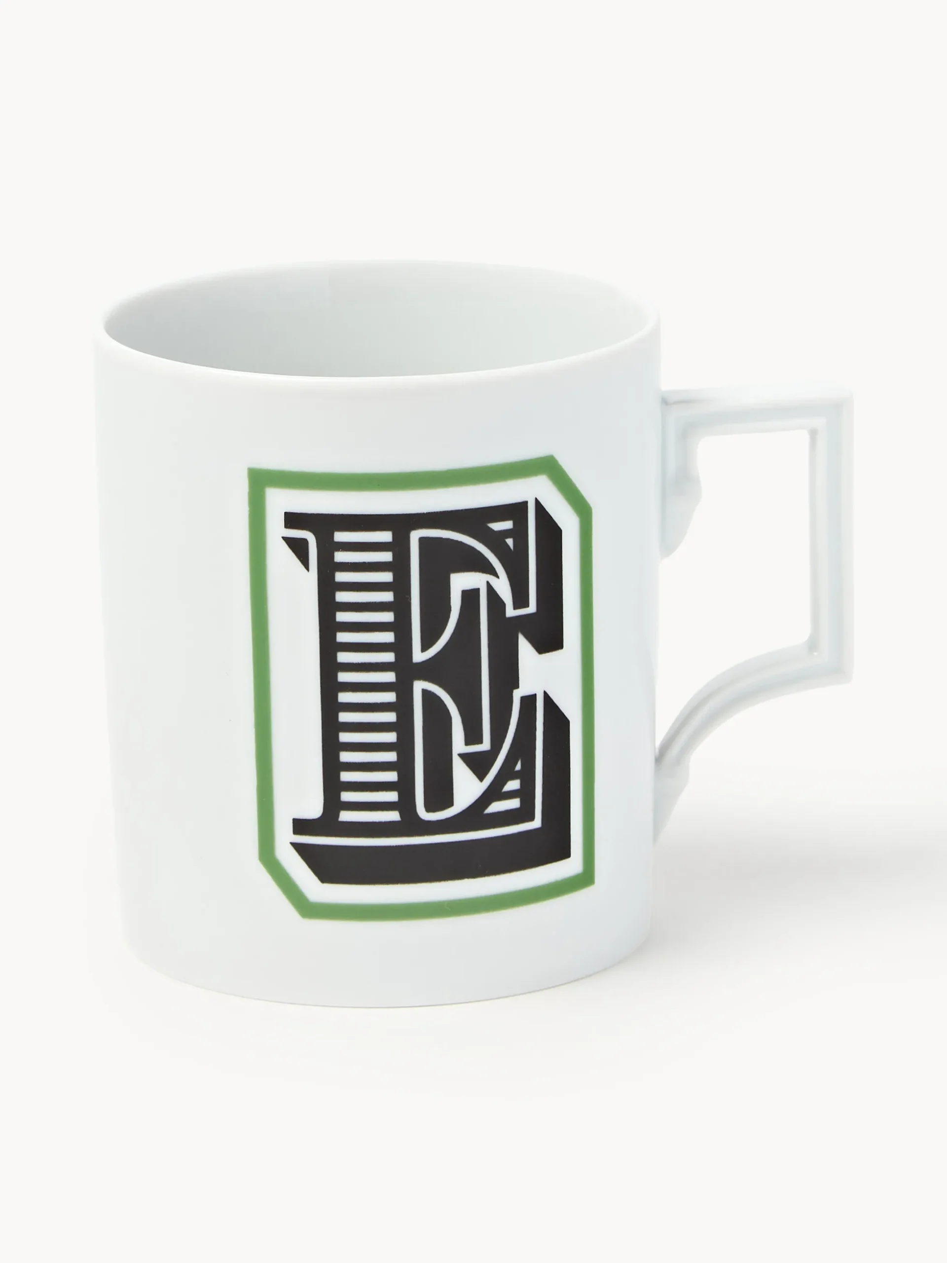 Westwing x MEISSEN, Tazza fatta a mano con motivo decorativo Initials
