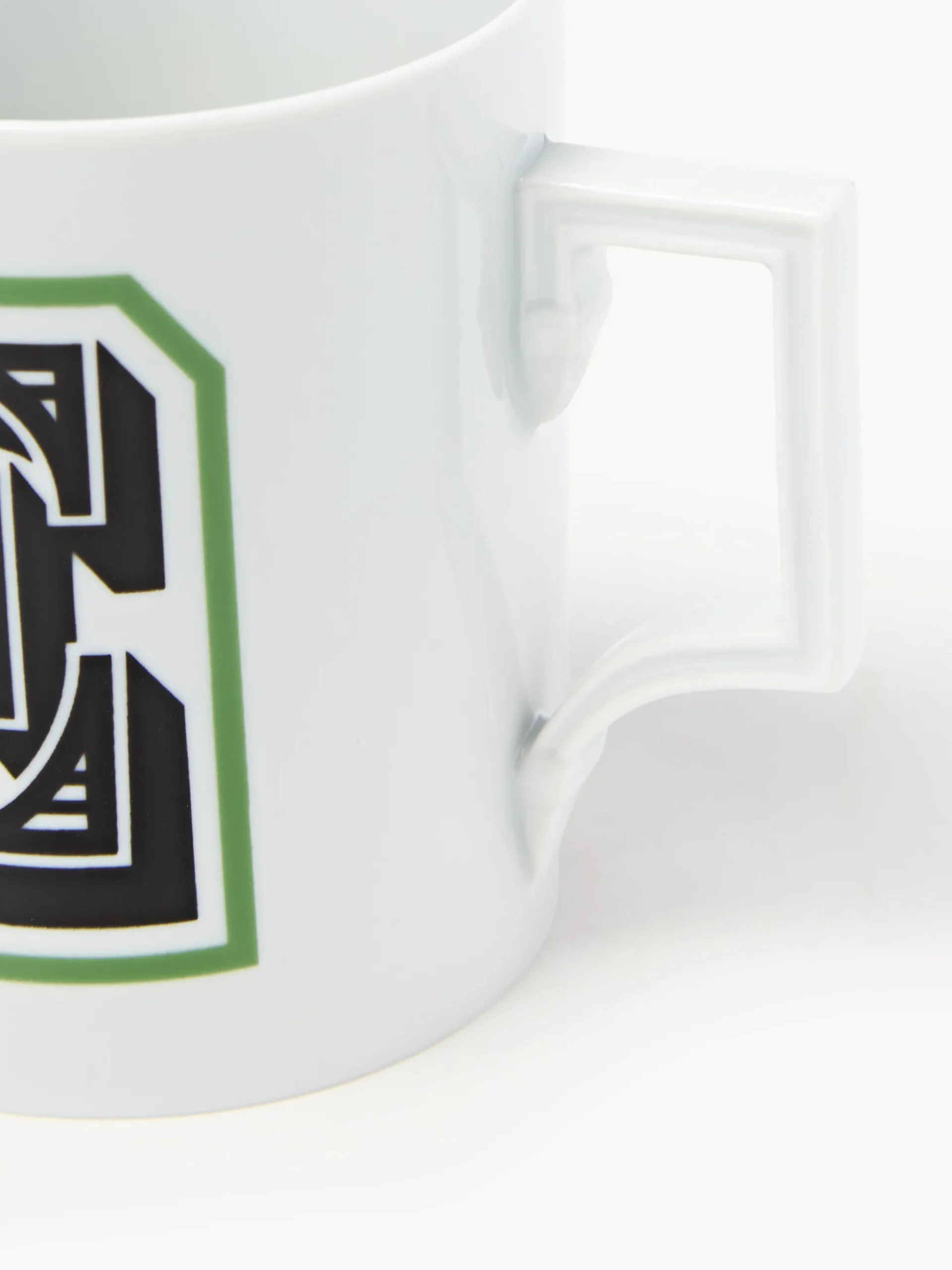 Westwing x MEISSEN, Tazza fatta a mano con motivo decorativo Initials