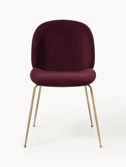 WESTWING x GUBI, Sedia da pranzo in velluto Beetle by Delia Lachance